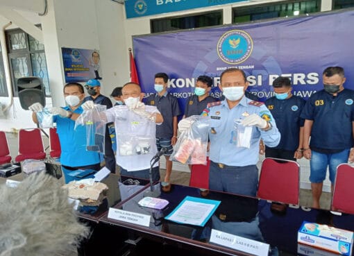 BNNP Jateng Ungkap Jaringan Peredaran Narkoba Di Pati